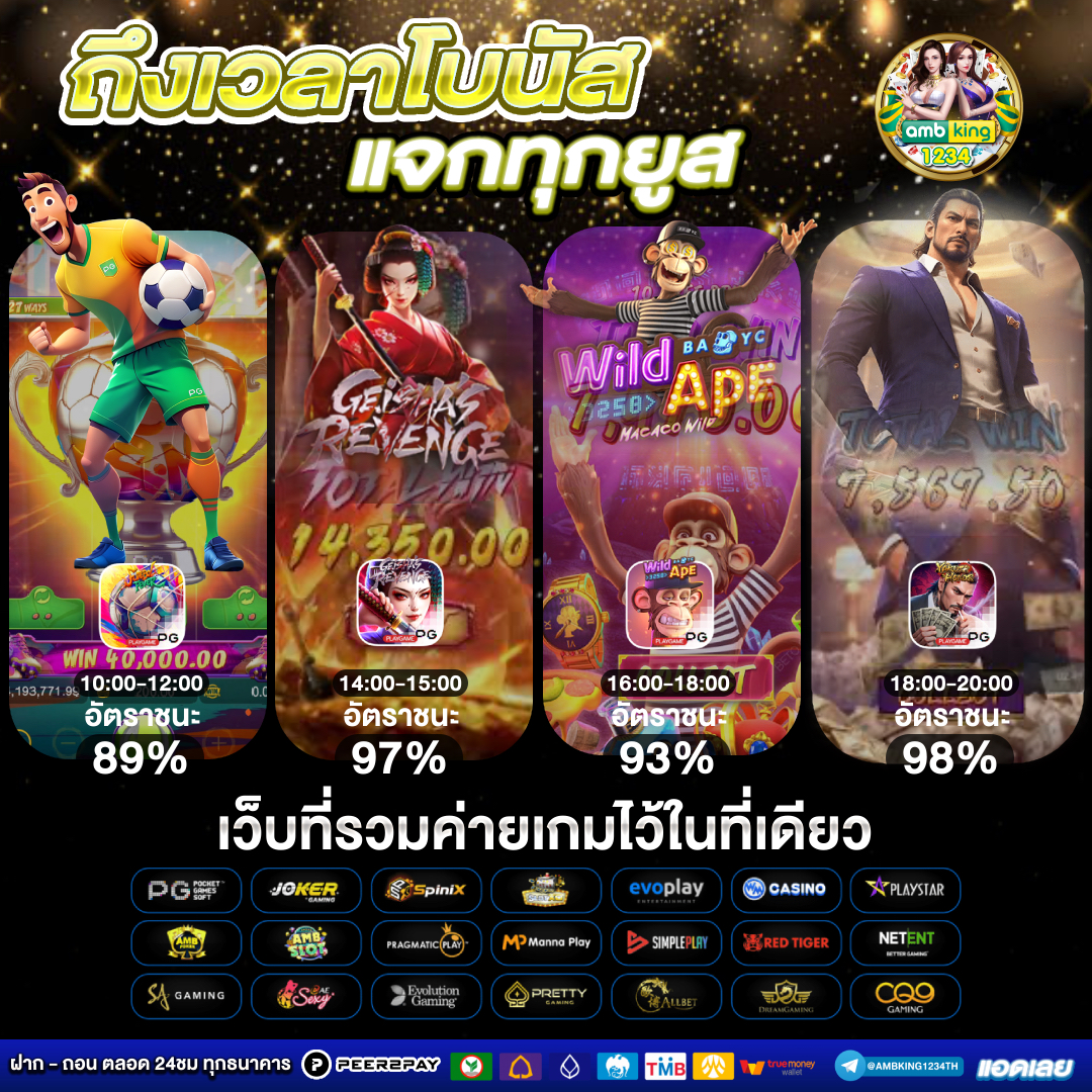 เว็บ สล็อต อันดับ 1 - แบนเนอร์โปรโมชั่น