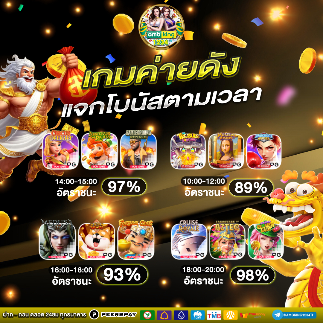 หน้าเกมสล็อต - แบนเนอร์โปรโมชั่น